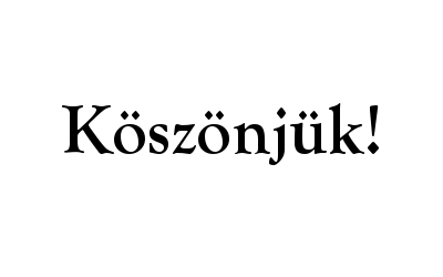 köszönjük